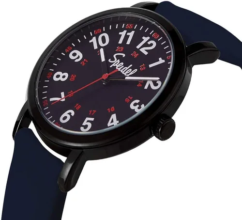 Vista 2 de Speidel Reloj para profesionales de la salud. Colores para médicos, fácil de leer, segundero, resistente al agua