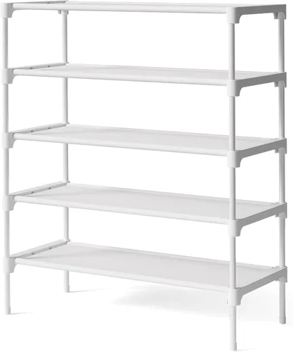 Vista 9 de Kitsure Zapatero – Estante no tejido para zapatos, organizador de zapatos para armario, entrada, garaje y pasillo, estantes apilables para zapatos
