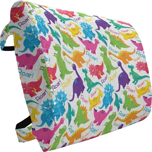 Vista 27 de Ambesonne Almohada de viaje para pizza, con patrón dibujado a mano, menú de pizzería, comida rápida, deliciosa comida gourmet, accesorio de viaje