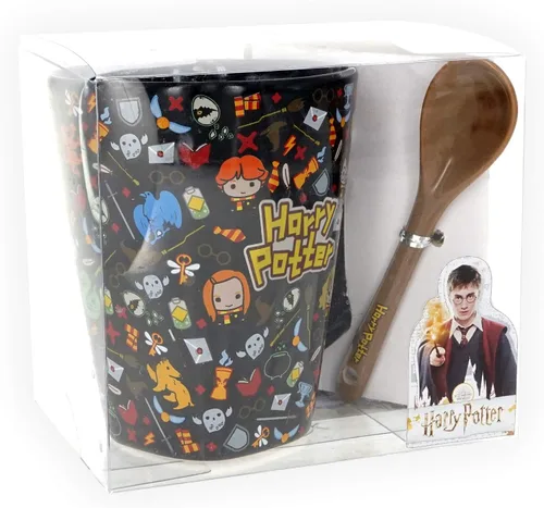 Vista 2 de Harry Potter Taza con cuchara