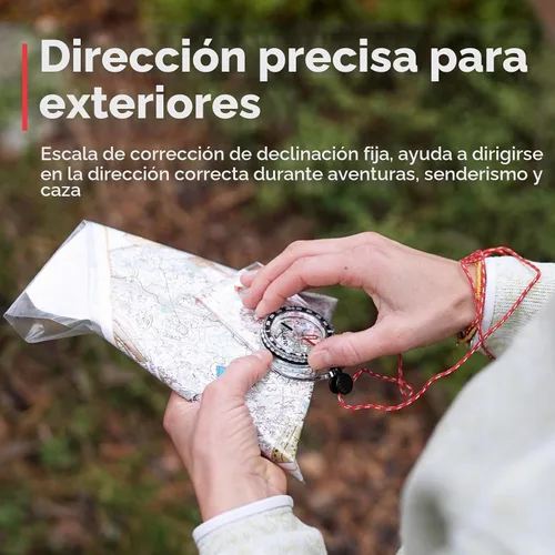 Vista 8 de Suunto A-30 Brújula: Brújula compacta para senderismo con marcas luminosas en poca luz