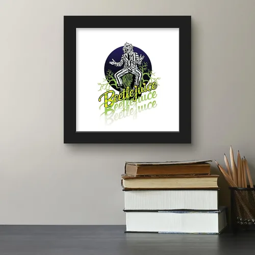 Vista 4 de Trends International Gallery Pops Beetlejuice - Póster gráfico de pared de Beetlejuice, 12.00 x 12.00 pulgadas, versión de marco negro