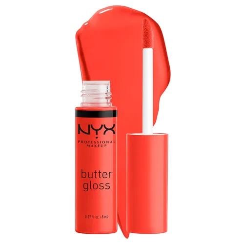 Vista 54 de NYX MAQUILLAJE PROFESIONAL Brillo de mantequilla, brillo de labios no pegajoso, - Eclair (rosa)