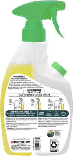 Vista 2 de Mean Green Recargable Ultra Potenciado CONCENTRADO Limpiador Multiusos, Cítricos y Té Verde, 420 ml