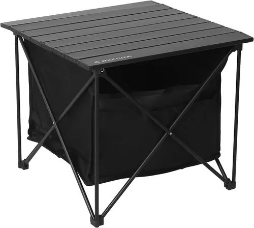 Vista 9 de ROCK CLOUD Mesa de camping portátil de aluminio ultraligera, plegable, mesa de playa para campamento, senderismo, mochileros, picnic al aire libre