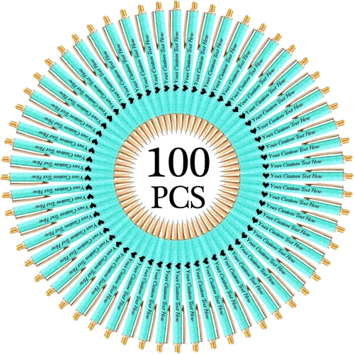 Vista 27 de Hasta 100 bolígrafos personalizados a granel con nombre, bolígrafo con purpurina personalizable, logotipo de negocios, mensaje de texto, regalo