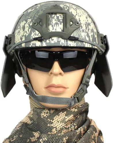 Vista 3 de Tactica Paintball Airsoft Up-Armor Cubierta lateral Protección de oídos para casco de acción rápido/IBH