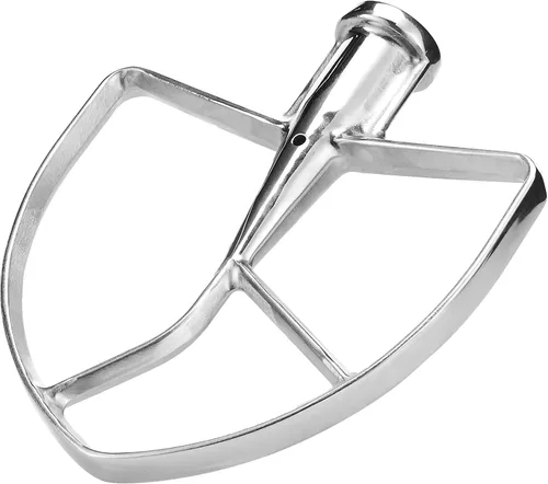 Vista 3 de Piezas de repuesto, accesorio plano de acero inoxidable, compatible con mezcladores Kitchenaid de 6 cuartos de galón, 7 cuartos de galón y 8 cuartos
