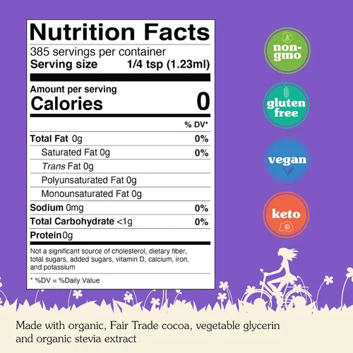 Vista 2 de Suplemento dietético NuNaturals NuStevia, 16 onzas líquidas, Paquete de 10, 1, 1