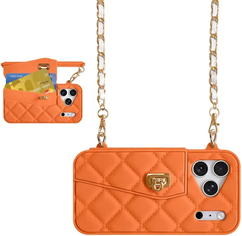 Vista 24 de UnnFiko Funda tipo cartera compatible con iPhone 6 / iPhone 6s, bonito diseño de bolsa de lujo, funda con bolsillo para tarjetas tipo libro