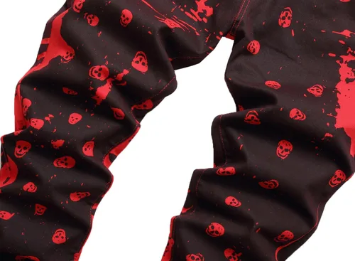 Vista 3 de Jeans estampados para hombre Jeans de primera calidad para hombre Slim Fit Pantalones de mezclilla elásticos ajustados para hombre
