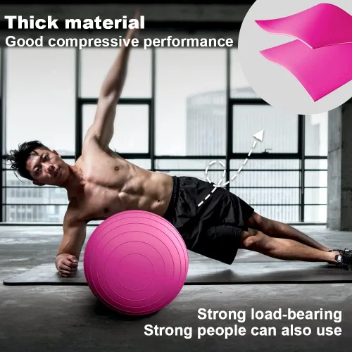 Vista 2 de pelota con forma de cacahuate, no se rompe, asiento activo para niños, para trabajo de parto, terapia, niños con TDAH – Bola de parto ecológica