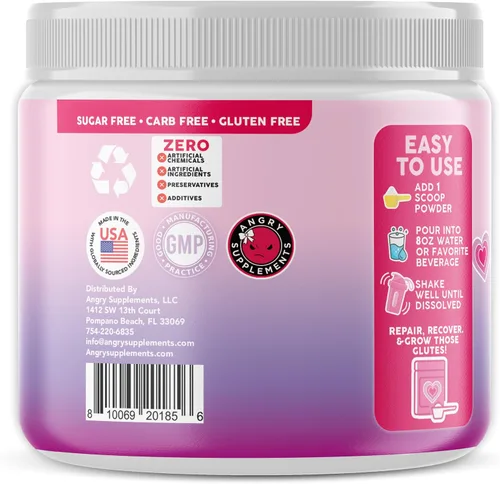 Vista 2 de Mezcla de bebida en polvo de creatina monohidrato para mujer, 100% creatina pura micronizada, 0.18 onzas por porción, apoyo energético