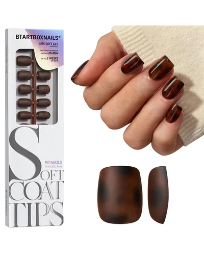 Vista 9 de BTArtboxnails - Uñas a presión, uñas medianas con forma de concha