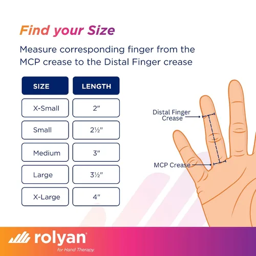 Vista 7 de Rolyan Férula de Extensión de Dedo Sof-Stretch, Extra Pequeña, Blanca, Férula de Dedo con Ajuste Regulable, Soporte de Dedo Sin Látex para Extensión