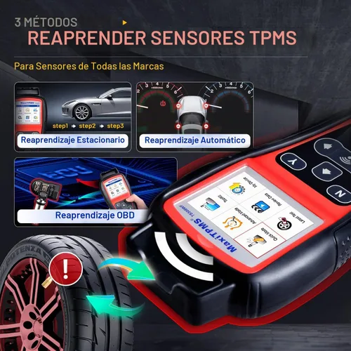 Vista 5 de Autel MaxiTPMS TS508WF TPMS herramienta de programación, WiFi Ver. de TS508 TS501 Pro 2026 Relearn Tool New of TS601 TS408S, Activate/Relearn All