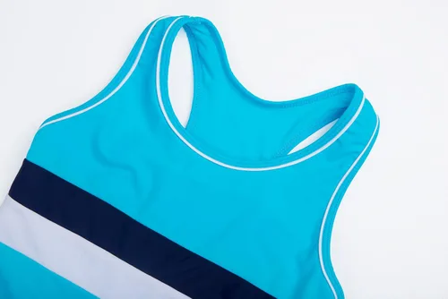 Vista 3 de KABETY Little Girls Summer Two Piece Boyshort Fashion Tankini Swimsuit