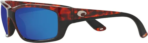Vista 3 de Costa Del Mar Gafas de sol rectangulares Jose para hombre, Marco negroámbar 580p