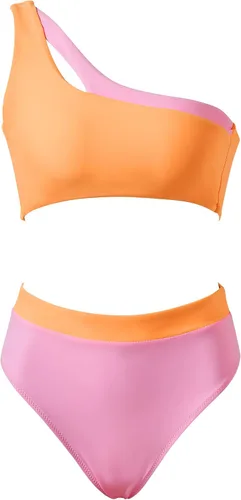 Vista 10 de MOOSLOVER Traje de baño de dos piezas con corte alto y cintura alta para mujer