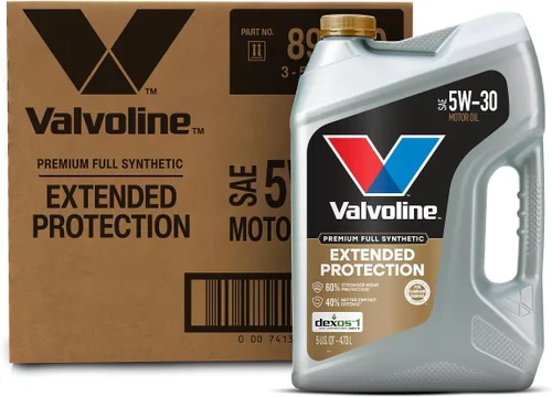 Vista 195 de Valvoline SynPower Full aceite sintético para motor, 1 Cuarto de galón, Ambar