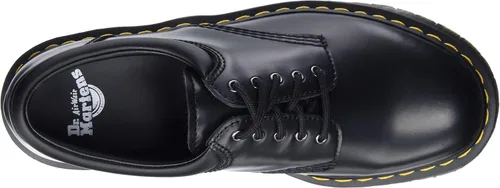 Vista 5 de Dr. Martens Unisex 8053 Quad Platform Shoes, Black Polished Smooth