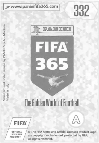 Vista 2 de Calcomanías de fútbol Panini FIFA 365 2017-18 #332 Mattia De Sciglio Juventus oficial más pequeño que una tarjeta de intercambio en estado crudo