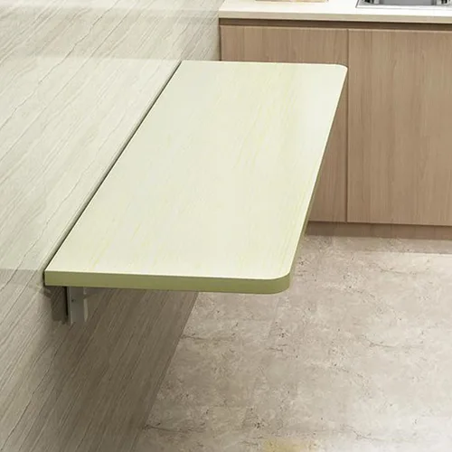 Vista 6 de Mesa plegable de pared para montaje en pared, mesa plegable de pared resistente, complemento perfecto para oficina, lavandería, hogar, bar, cocina