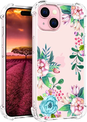 Vista 93 de Funda compatible con iPhone 15, bonita funda transparente para mujer, funda de silicona transparente para teléfono, color negro, tigre poderoso