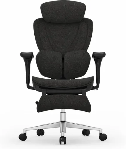 Vista 11 de FLEXISPOT Sentinel Ergonomic Gaming Chair Charcoal Dual-Wing Adaptive Lumbar,Adjustable Armrests,Recline &Tilt Function,Adjustable Backrest,for