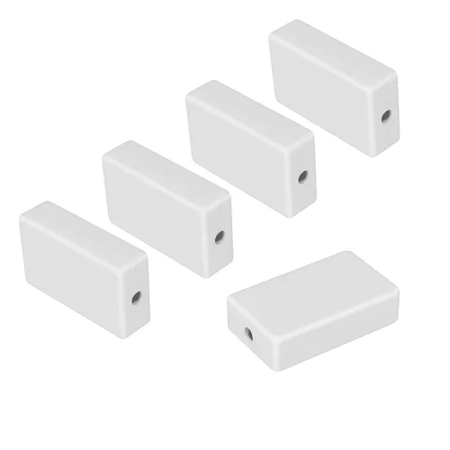 Vista 18 de LeMotech Caja de proyectos 10 piezas de plástico ABS, caja de conexiones eléctricas pequeña para electrónica, color blanco 1,97 x 1,10 x 0,59