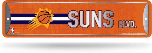 Vista 35 de Rico Industries NBA Basketball Metal Street Sign