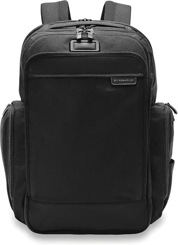 Vista 9 de Briggs & Riley Mochila Traveler, color negro, Negro