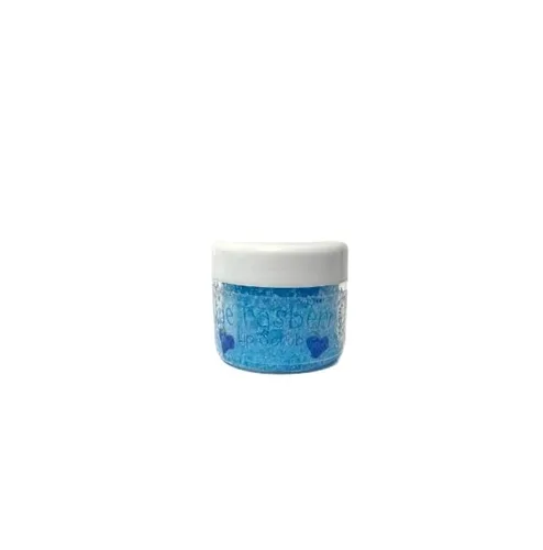 Vista 2 de SCRUB Labial comestible Blue RASPBERRY Sabor delicioso + labios suaves Hidratar + Exfoliar Hecho a mano en pequeños lotes de Estados Unidos