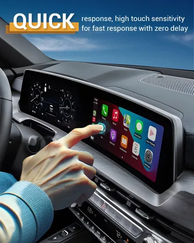 Vista 7 de YEE PIN Protector de pantalla Telluride 2025 para Kia Telluride LX/S/EX/SX/SX Prestige/X-Line/X-Pro Dual Panoramic 12.3 pulgadas 2025 23-24 Kia