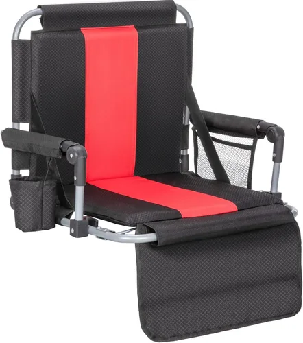 Vista 11 de ALPHA CAMP Asientos de estadio para gradas con reposabrazos, sillas acolchadas gruesas con soporte para espalda, silla de estadio extra ancha