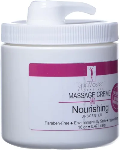 Vista 2 de Master Massage Spamaster Crema de masaje sin perfume de 16 onzas, 1 unidad (11131W)