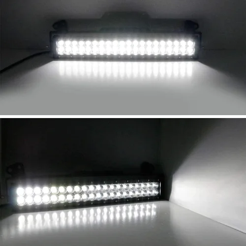 Vista 9 de iJDMTOY Barra de luz LED de 20 pulgadas de rejilla inferior compatible con Ford F250 F350 Super Duty 2011-16, incluye (1) barra de luz LED de alta