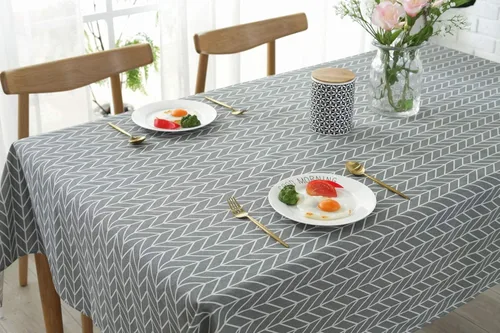 Vista 3 de Bringsine - Mantel de lino lavable, diseño vintage, varios tamaños