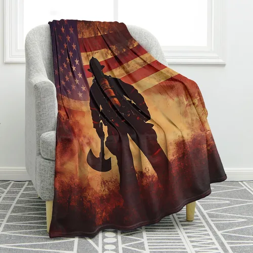 Vista 17 de Jekeno Manta de regalo con la bandera estadounidense para hombres y mujeres, mantas de bandera de Estados Unidos para adultos, niños y niñas, Día