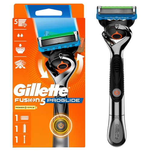 Vista 13 de Gillette Fusion5 Power Razor para hombres, 1 mango de maquinilla de afeitar Gillette Power + 1 repuesto de cuchilla