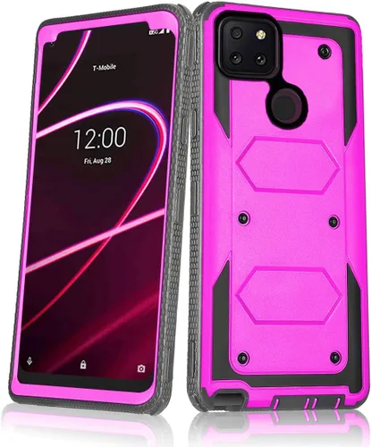 Vista 12 de Asuwish Funda de teléfono para T-Mobile Revvl 5G, híbrida, resistente, a prueba de golpes, a prueba de caídas, cuerpo completo, resistente