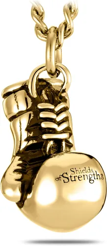 Vista 3 de Shields of Strength Collar de guante de boxeo para hombre Phil 48 Acero inoxidable