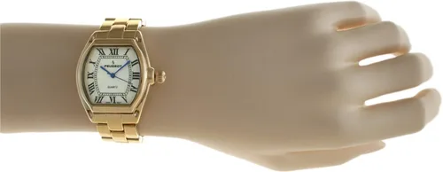 Vista 5 de Peugeot Reloj de vestir sin mangas para mujer con pulsera y esfera de números romanos