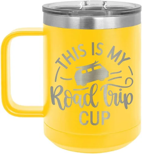 Vista 11 de Taza de café con tapa superior deslizante, con aislamiento para viaje, ideal para cumpleaños, Navidad, regalo de cumpleaños o mujeres o hombres