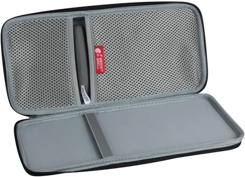 Vista 3 de Hermitshell Funda rígida de viaje para Apple Magic Keyboard MLA22LL/A + Trackpad 2 MJ2R2LL/A + Mouse Bluetooth (nailon, negro)