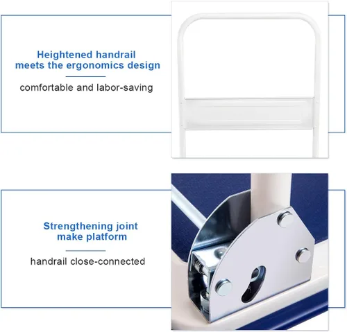 Vista 4 de Giantex, plataforma plegable tipo carrito, carretilla de mano, plegable, para depósito, 660 libras