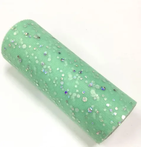Vista 33 de Rollo de tul con lentejuelas con purpurina, decoración de boda, suministros de organza para fiestas de cumpleaños, carrete de tela, vestido tutú