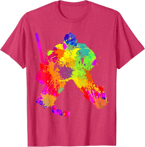 Vista 37 de Camiseta de hockey de hockey sobre hielo, Negro