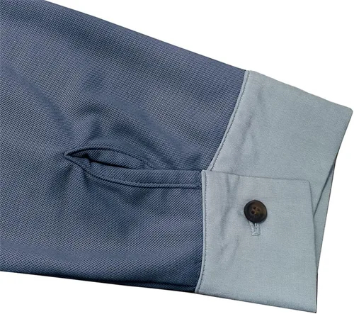 Vista 5 de Camisa Superior para Hombre Color sólido Blusa Manga Larga Camisetas Solapa Camiseta Deportiva Ropa cómoda Túnicas