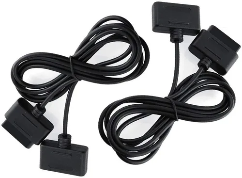 Vista 3 de 2unidades 6ft18m SNES Controller Extension Cable for Retro-Bit Super Nintendo SNES Controller